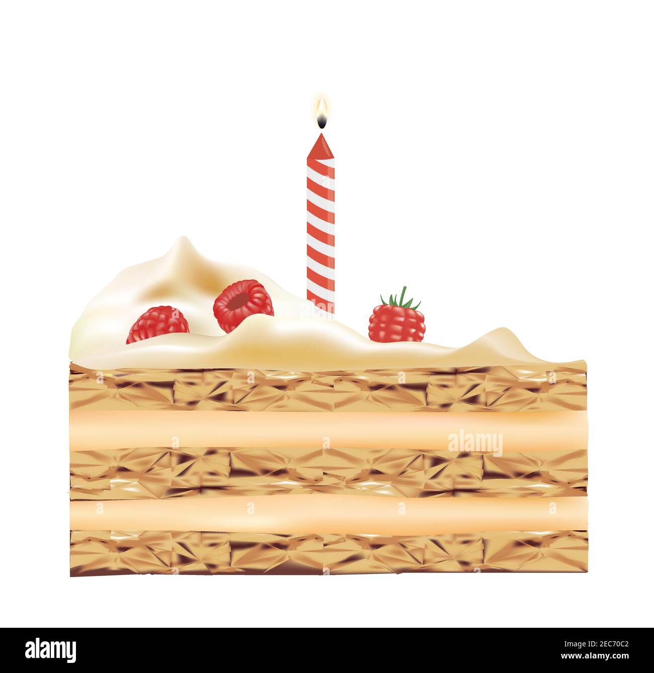 Raspberry cake Stock Vector Images - Alamy