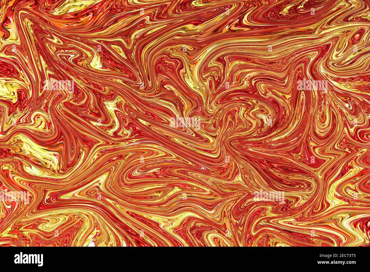 Illustration Of Oily Satisfying Abstract Red And Yellow Wallpaper Background Stock Photo Alamy