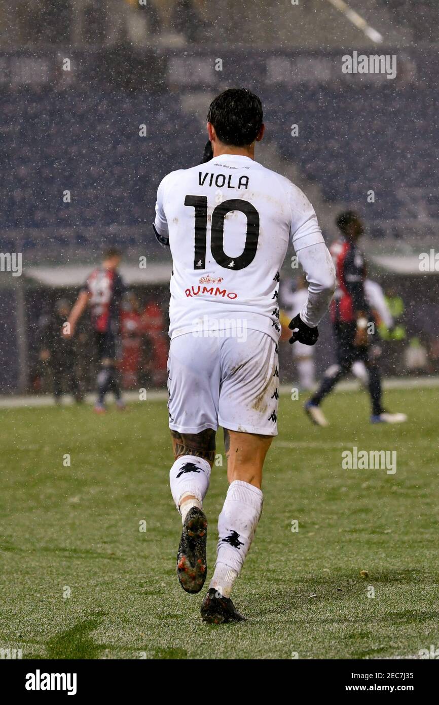 Nicolas Viola (Benevento Calcio) during Bologna FC vs Benevento Calcio,  Italian football Serie A match in Bologna, Italy, February 12 2021 Stock  Photo - Alamy