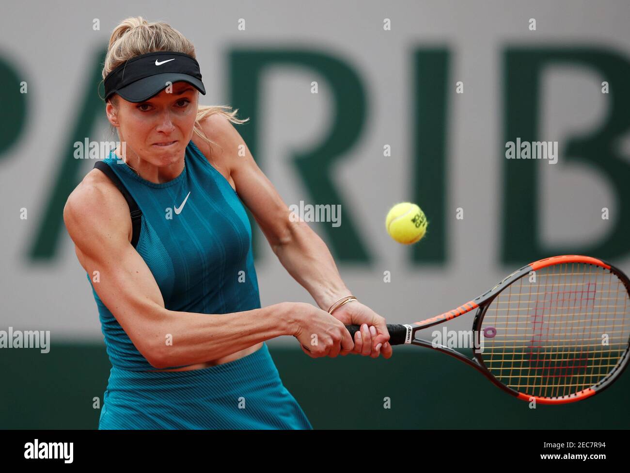 Tennis French Open Roland Garros Paris France June 1 2018 Ukraine S Elina Svitolina In Action During Her Third Round Match Against Romania S Mihaela Buzarnescu Reuters Benoit Tessier Stock Photo Alamy