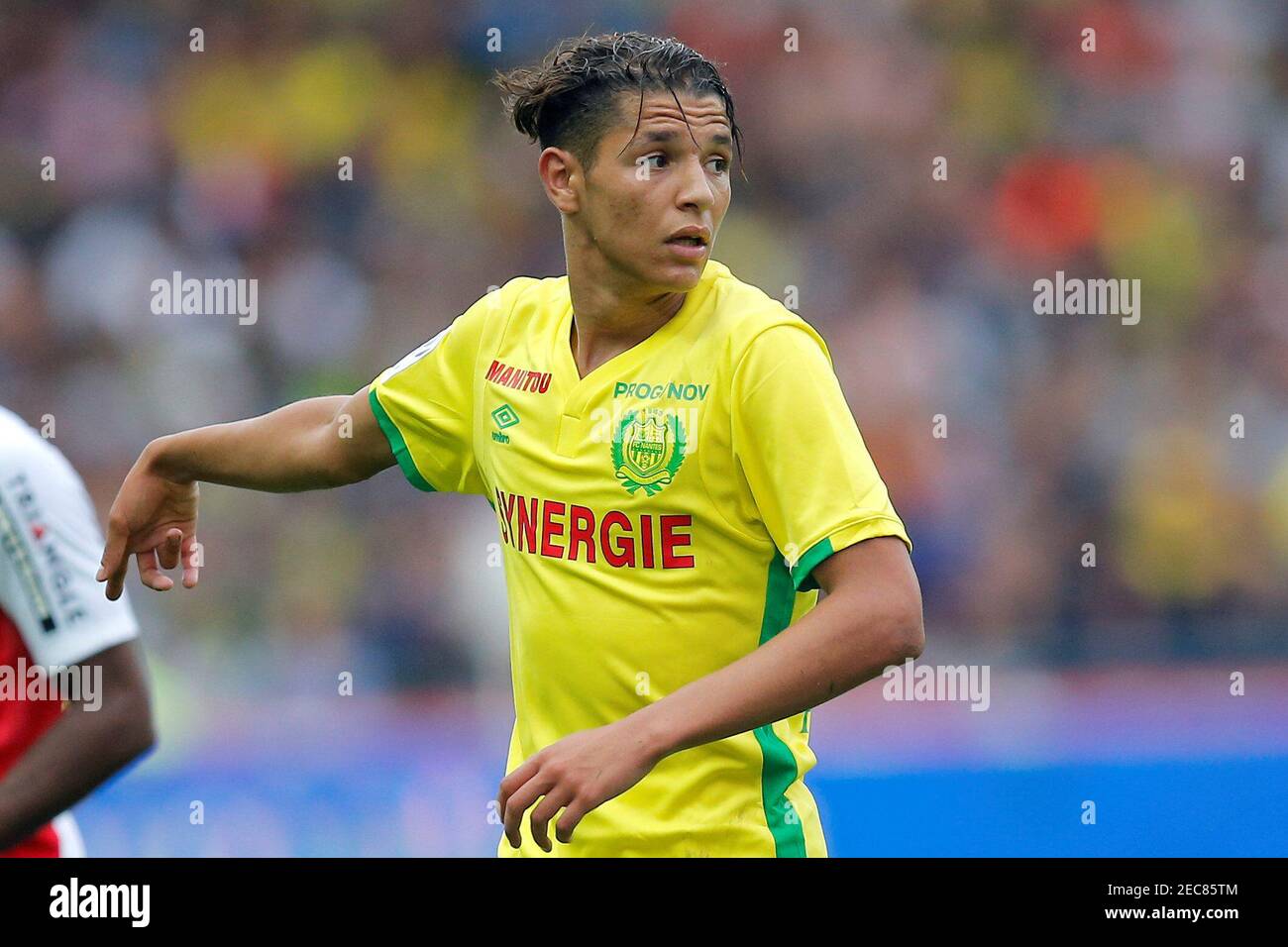 Football Soccer - FC Nantes v AS Monaco - French Ligue 1 - La Beaujoire  stadium, 20/08/2016. Nantes' Amine Harit in action. REUTERS/Stephane Mahe  Picture Supplied by Action Images Stock Photo - Alamy