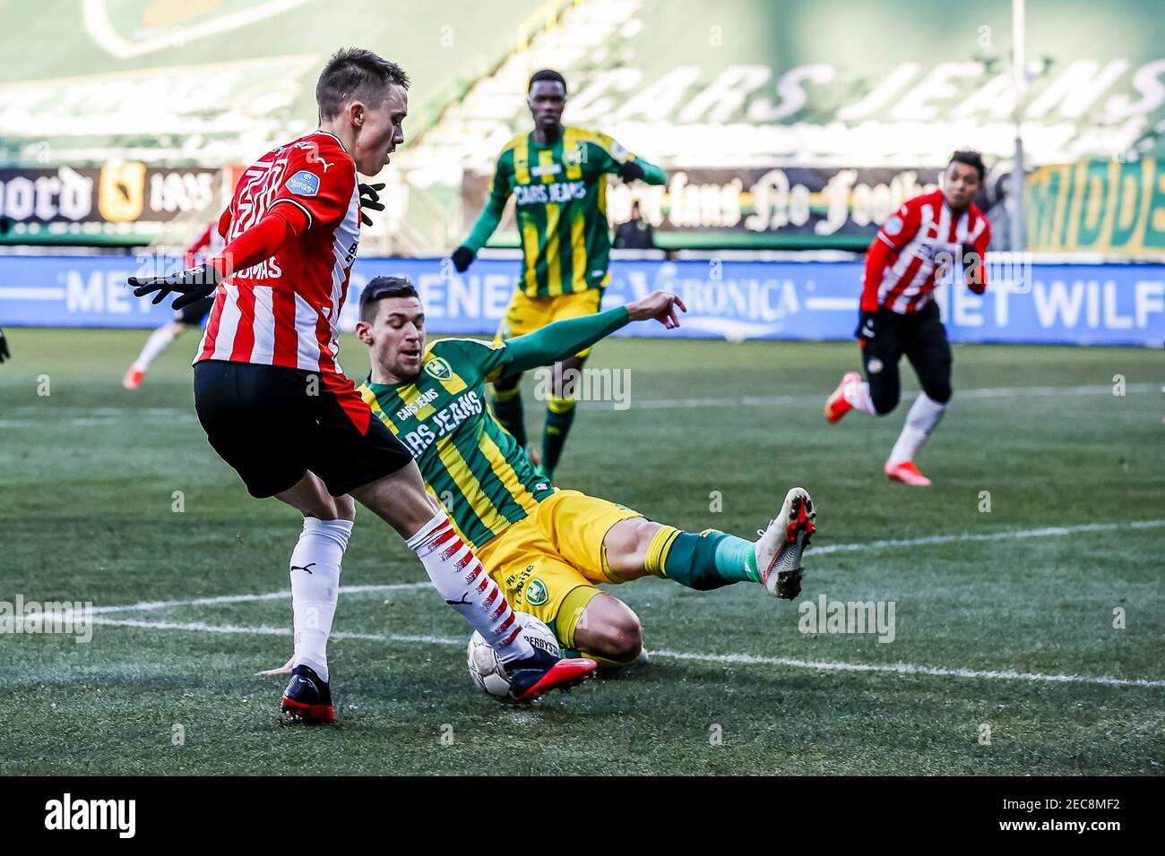 DEN HAAG , 13022021 , Car Jeans Stadion , Dutch football , Eredivisie , season 2020 / 2021 DEN HAAG , 13022021 , Car Jeans Stadion , Dutch football , Eredivisie , season 2020 / 2021