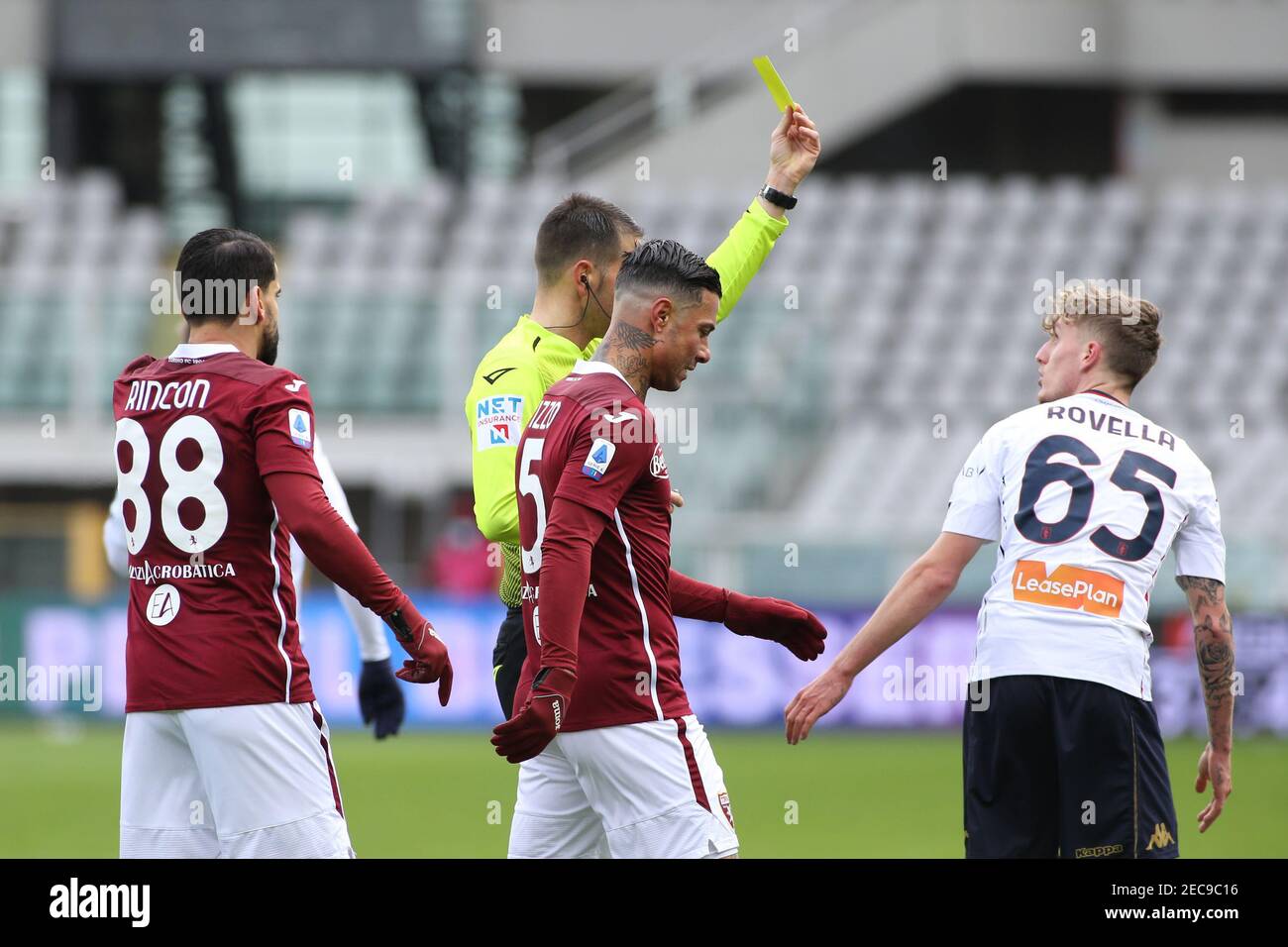 Genoa, Italy. 13 August 2021. Nicolo Rovella of Genoa CFC in