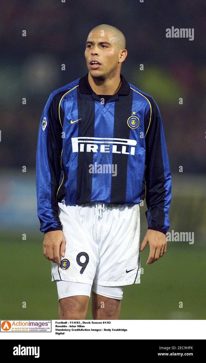 Football 11 4 02 Stock Season 01 02 Ronaldo Inter Milan Mandatory Credit Action Images Andy Couldridge Digital Stock Photo Alamy