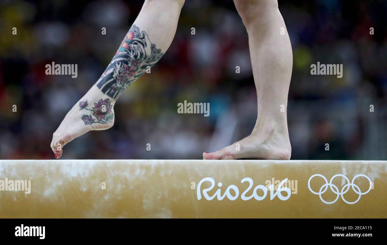 16 Rio Olympics Artistic Gymnastics Preliminary Women S Qualification Subdivisions Rio Olympic Arena Rio De Janeiro Brazil 07 08 16 Irina Sazonova Isl Of Iceland Competes On The