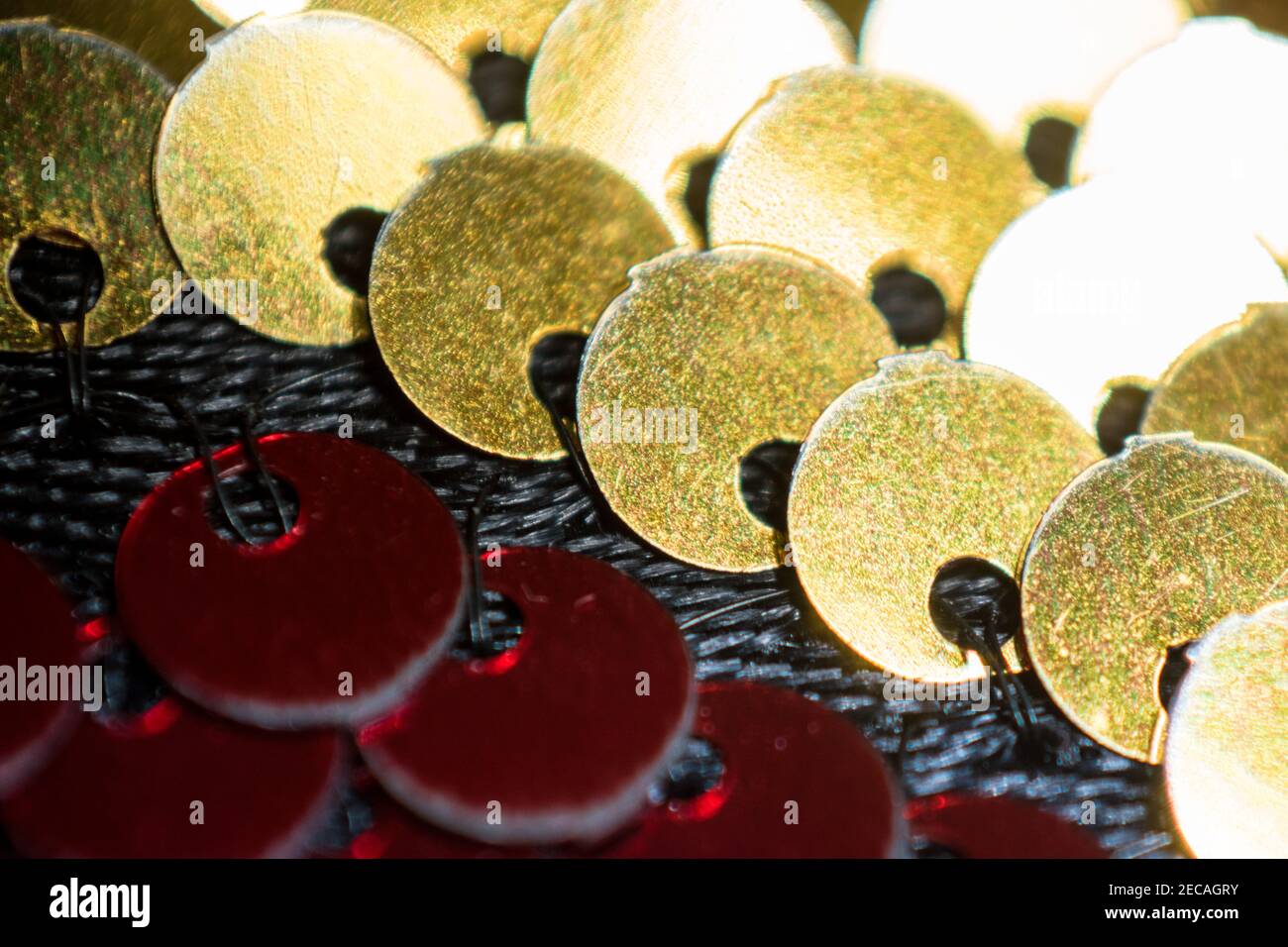 Sequins Red Pattern Red sequins hi-res stock photography and images - Alamy