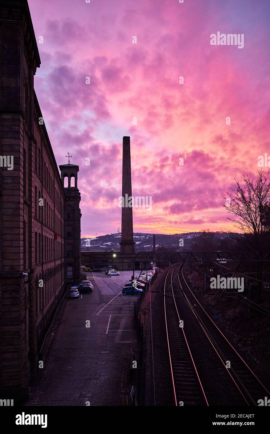 Salts Mill part of Saltaire victorian model village in Saltaire, West