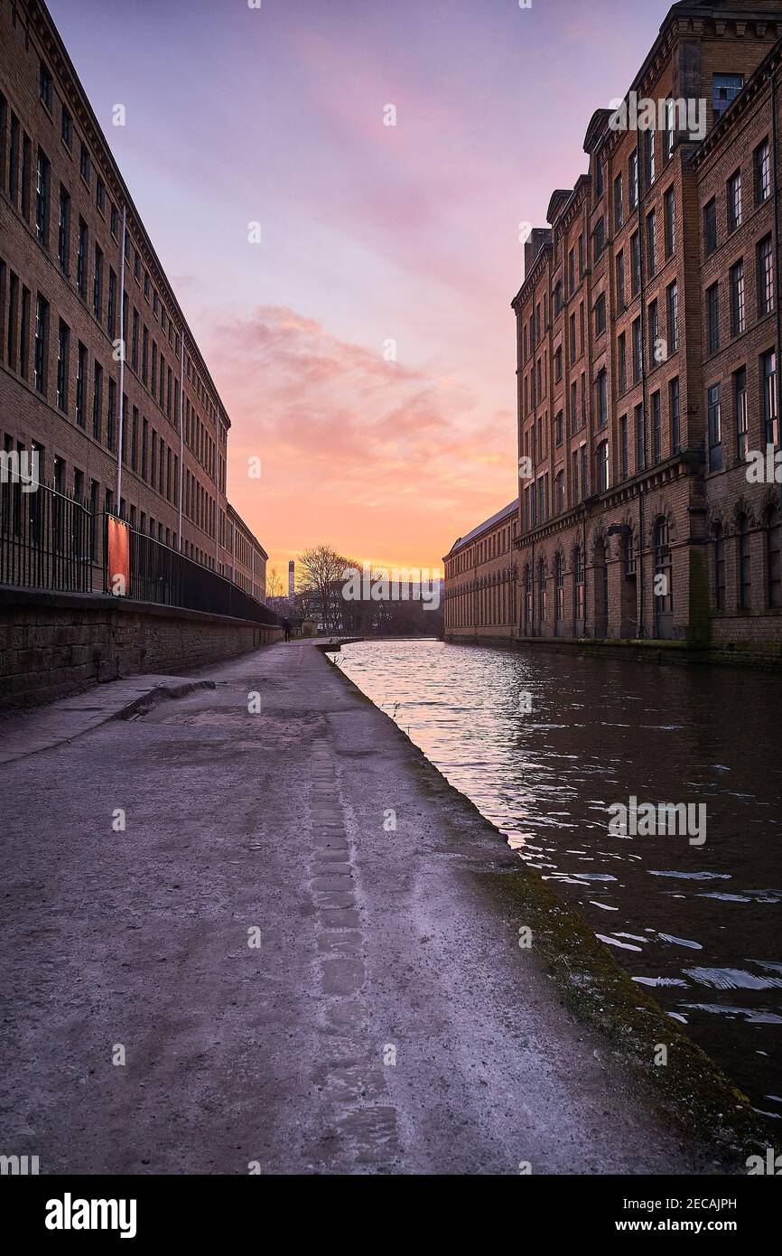 Salts Mill part of Saltaire victorian model village in Saltaire, West