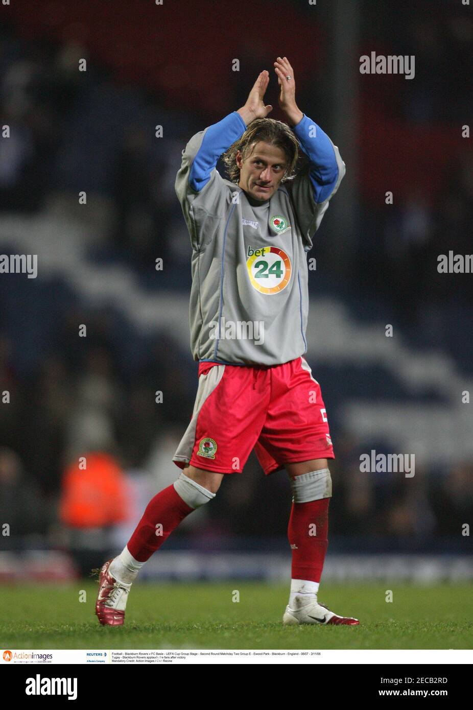 Football Blackburn Rovers V Fc Basel Uefa Cup Group Stage Second Round Matchday Two Group E Ewood Park Blackburn England 06 07 2 11 06 Tugay