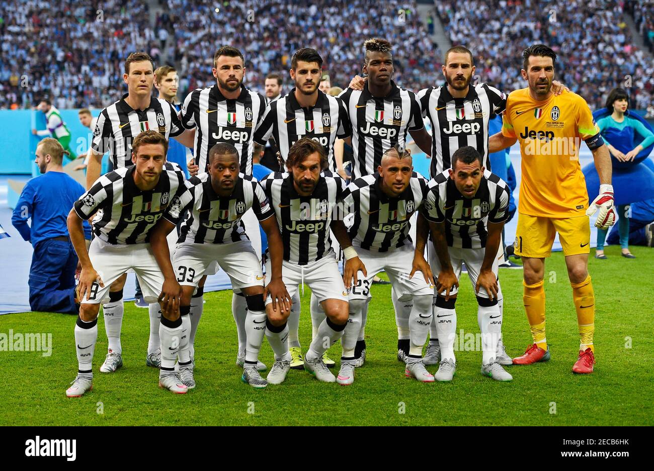 Football - FC Barcelona v Juventus - UEFA Champions League Final -  Olympiastadion, Berlin, Germany - 6/6/15 Juventus team group before the  match Reuters / Dylan Martinez Stock Photo - Alamy