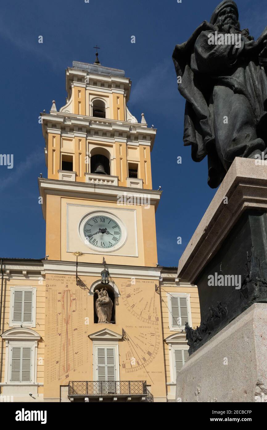 Historic clock City of Parma, Italy 2019 Stock Photo Alamy