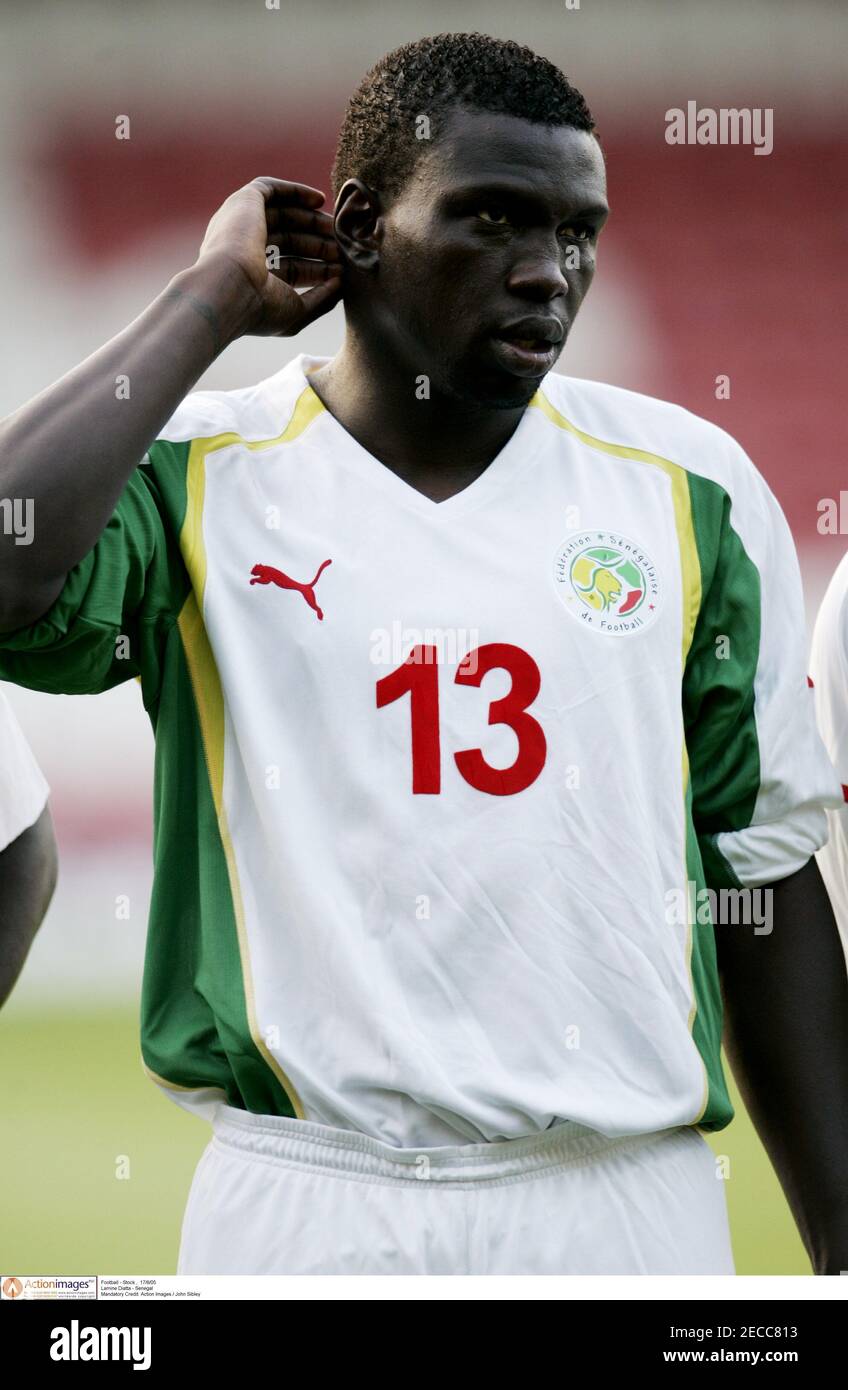 Football - Stock , 17/8/05 Lamine Diatta - Senegal Mandatory Credit: Action  Images / John Sibley Stock Photo - Alamy