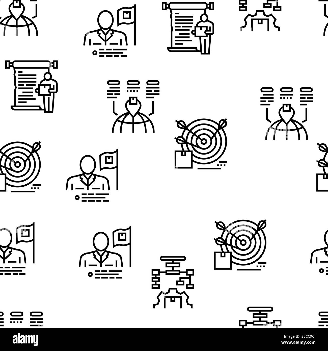 About Us Presentation Vector Seamless Pattern Stock Vector Image & Art ...