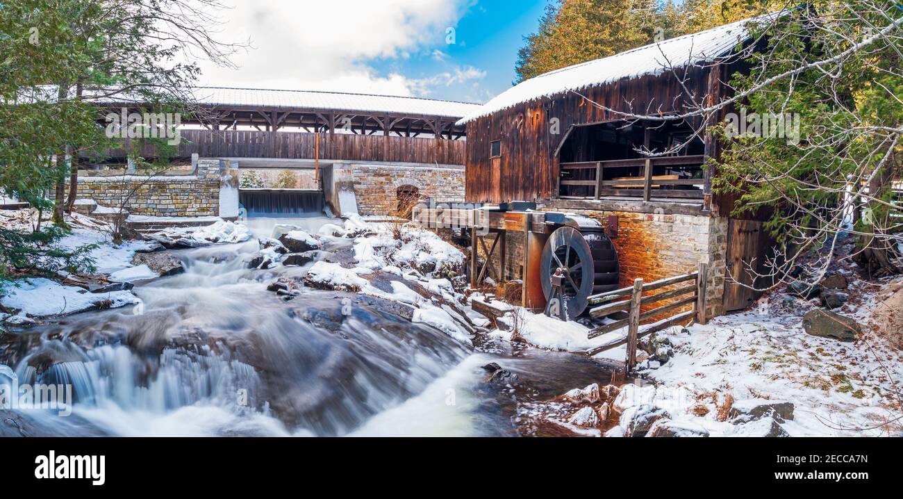 O'Hara Mills Homestead Conservation Area Madoc Ontario Canada Stock