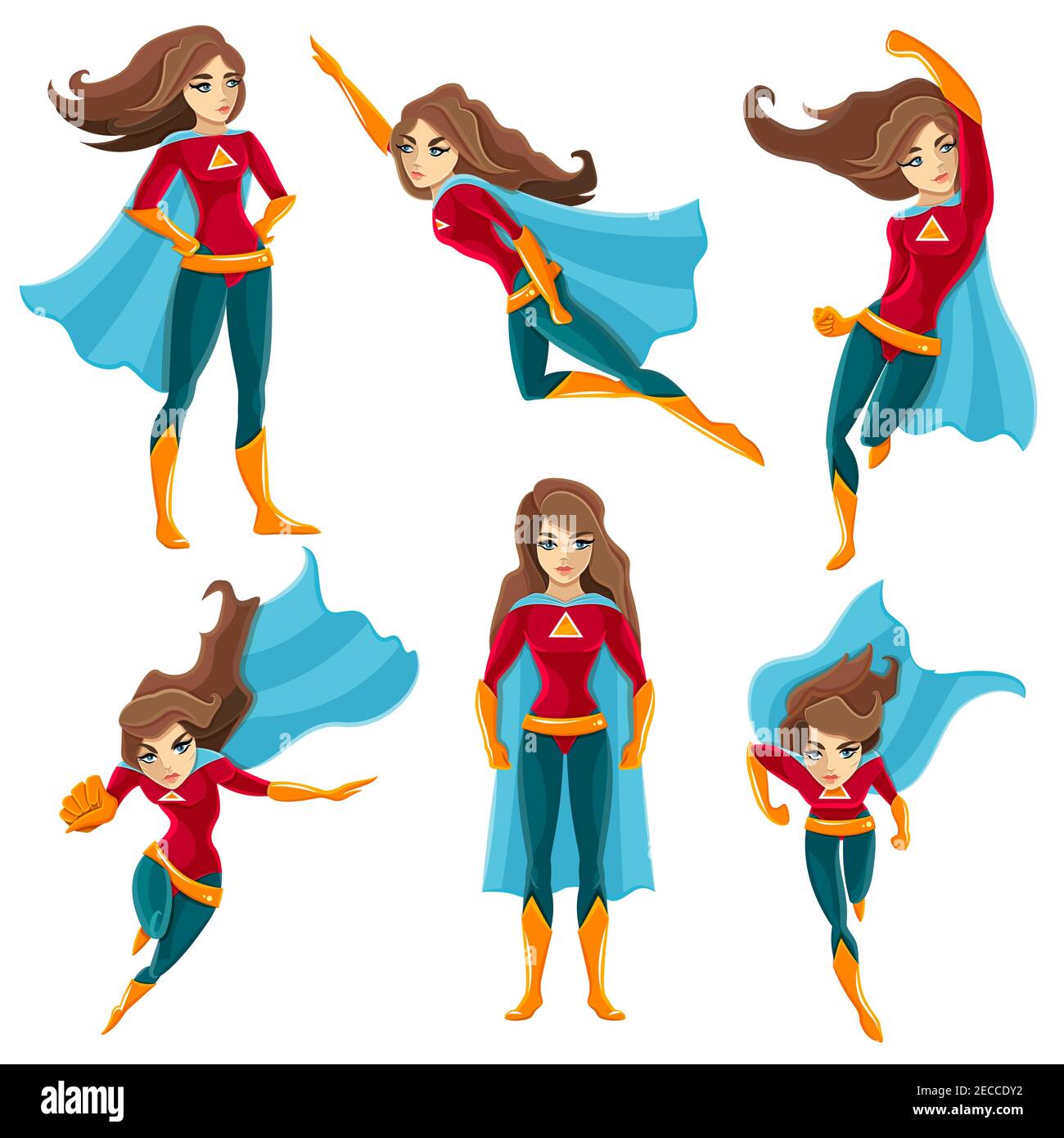 Superwoman cartoon hi-res stock photography and images - Alamy