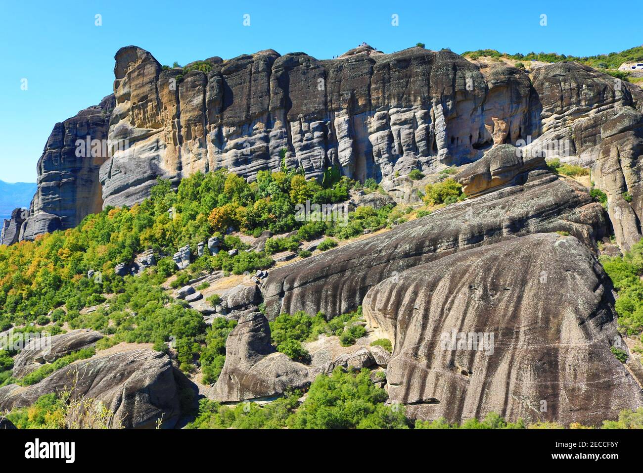 Medea Rocks Fall The Meteora is a rock formation in central Greece hosting one of the ...