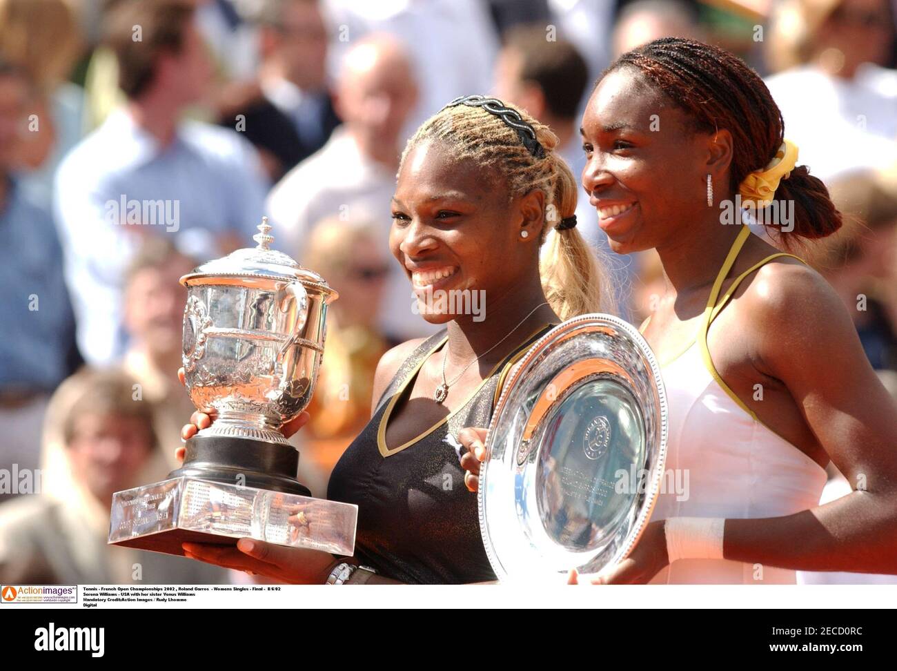Serena williams french open 2002 hi-res stock photography and images - Page  3 - Alamy