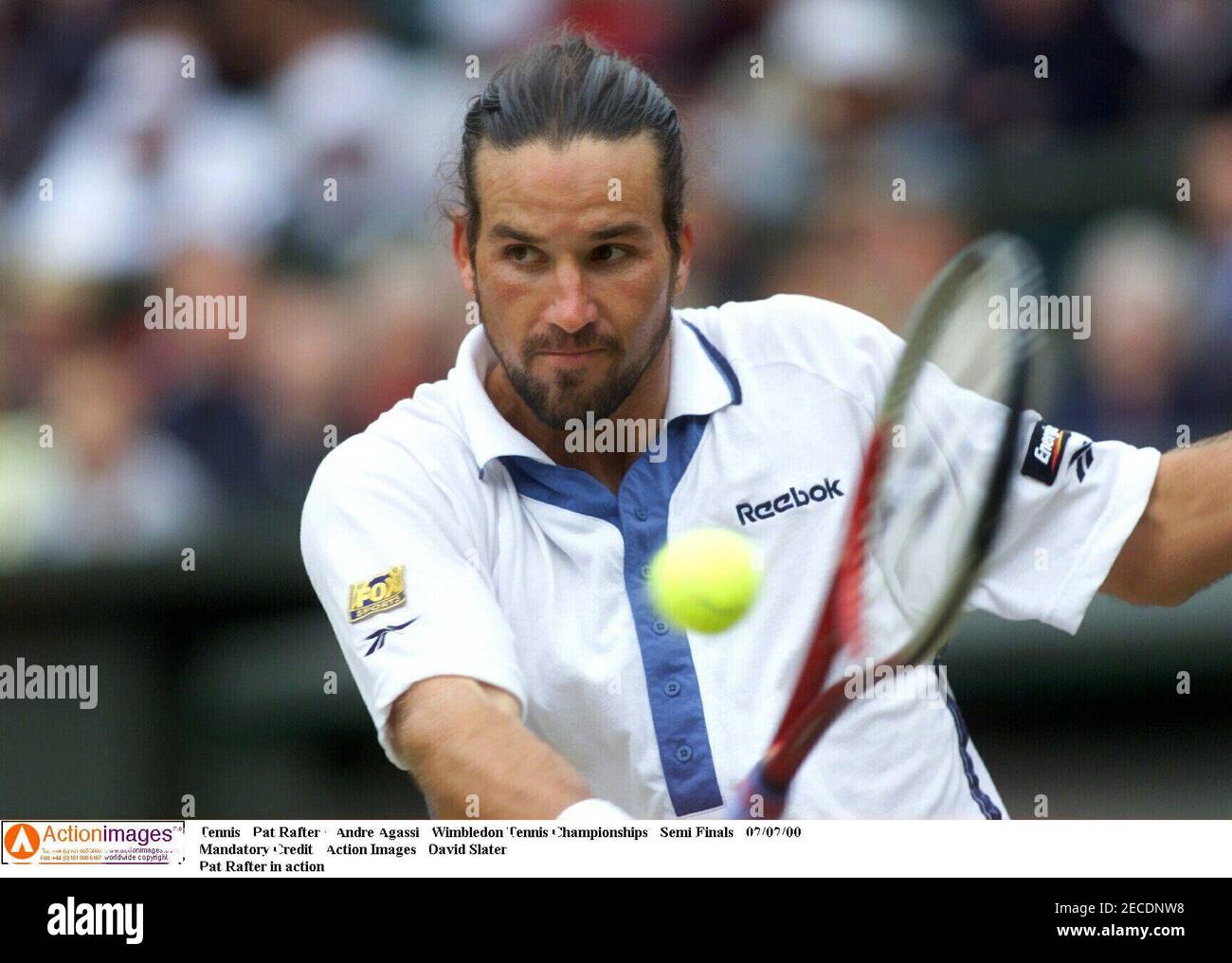 Tennis - Pat Rafter v Andre Agassi 