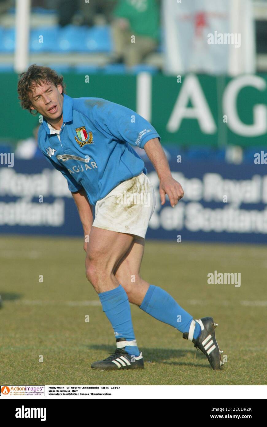 Rugby Union - Six Nations Championship - Stock - 22/2/03 Diego Dominguez -  Italy Mandatory Credit:Action Images / Brandon Malone Stock Photo - Alamy