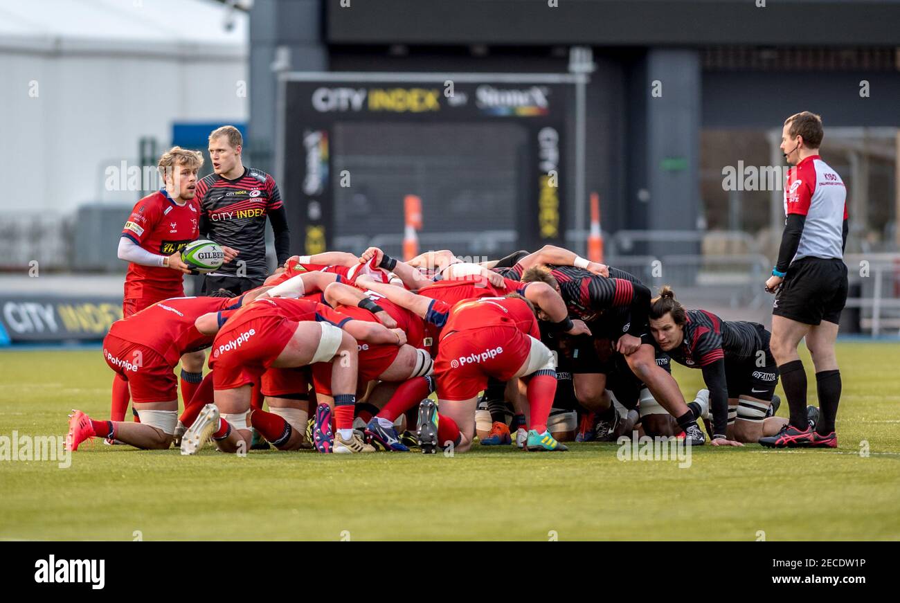 Rugby league challenge cup scrum hi-res stock photography and images
