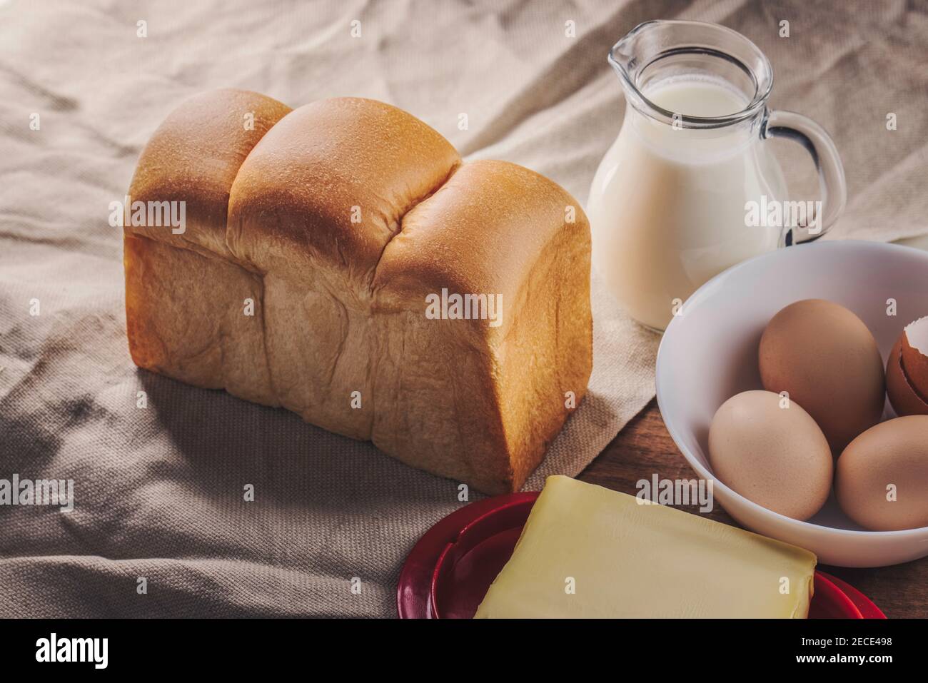 Japanese homemade bread Stock Photo