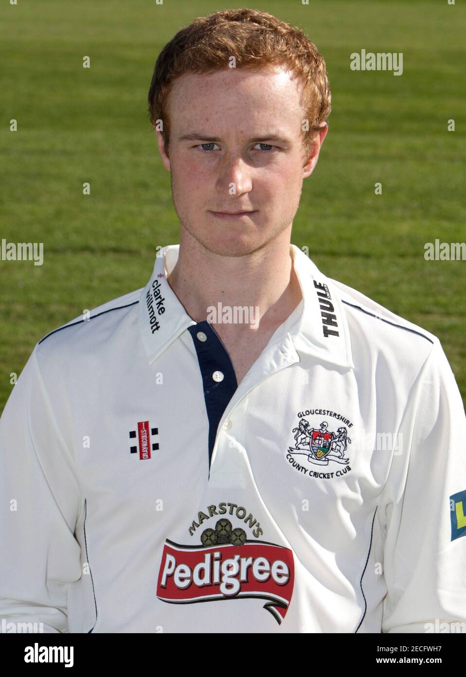 Cricket - Gloucestershire CCC Photocall 2010 - The County Ground, Bristol - 8/4/10  Ian Saxelby  Mandatory Credit: Action Images / Peter Cziborra Stock Photo