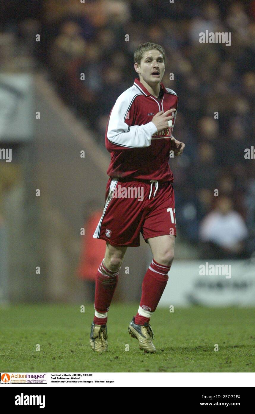 Football Stock 02 03 18 3 03 Carl Robinson Walsall Mandatory Credit Action Images Michael Regan Stock Photo Alamy Football Stock 02 03 18 3 03 Carl Robinson Walsall Mandatory Credit Action Images Michael Regan Stock Photo Alamy