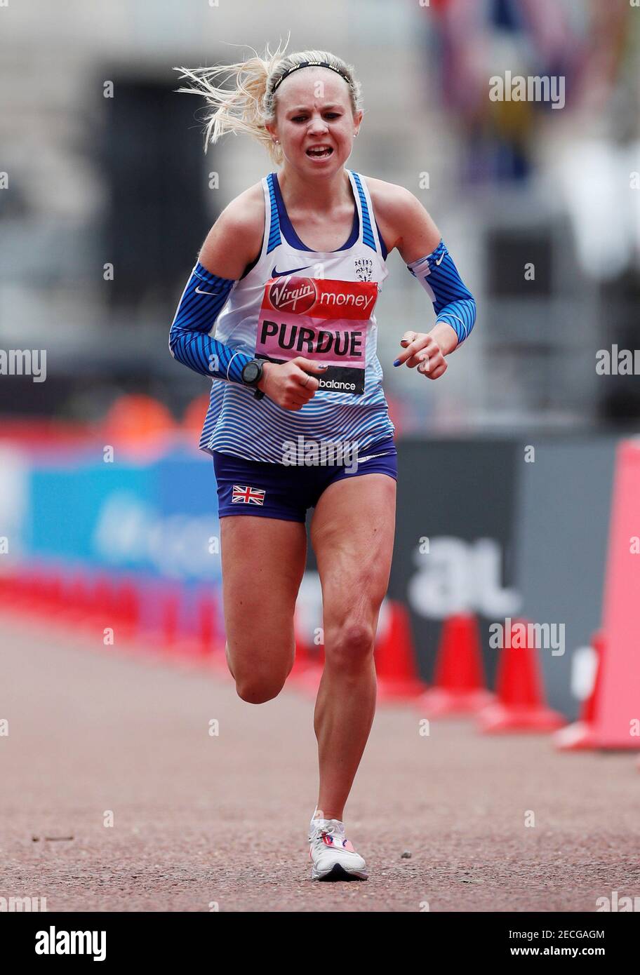 Athletics - London Marathon - London, Britain - April 28, 2019 Great  Britain's Charlotte Purdue finishes the women's elite race REUTERS/Paul  Childs Stock Photo - Alamy