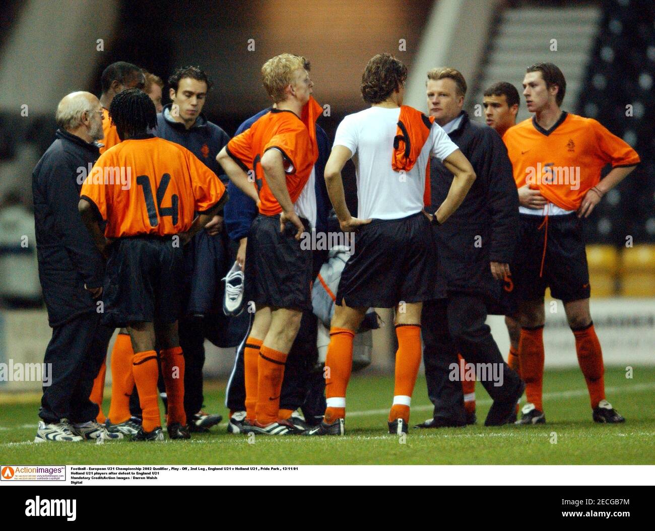 Football European U21 Championship 2002 Qualifier Play Off 2nd Leg England U21 V Holland U21 Pride