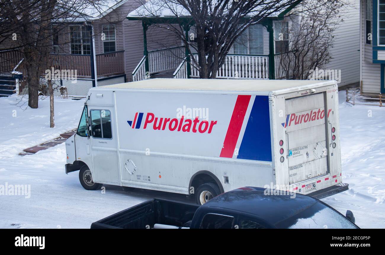 Canada post van hires stock photography and images Alamy