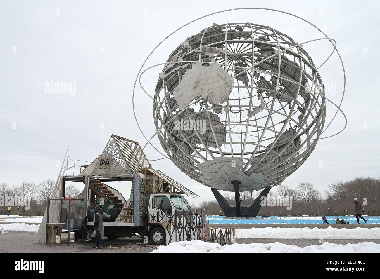 Mobile sculpture and public artwork “Swoon The House Our Family Built