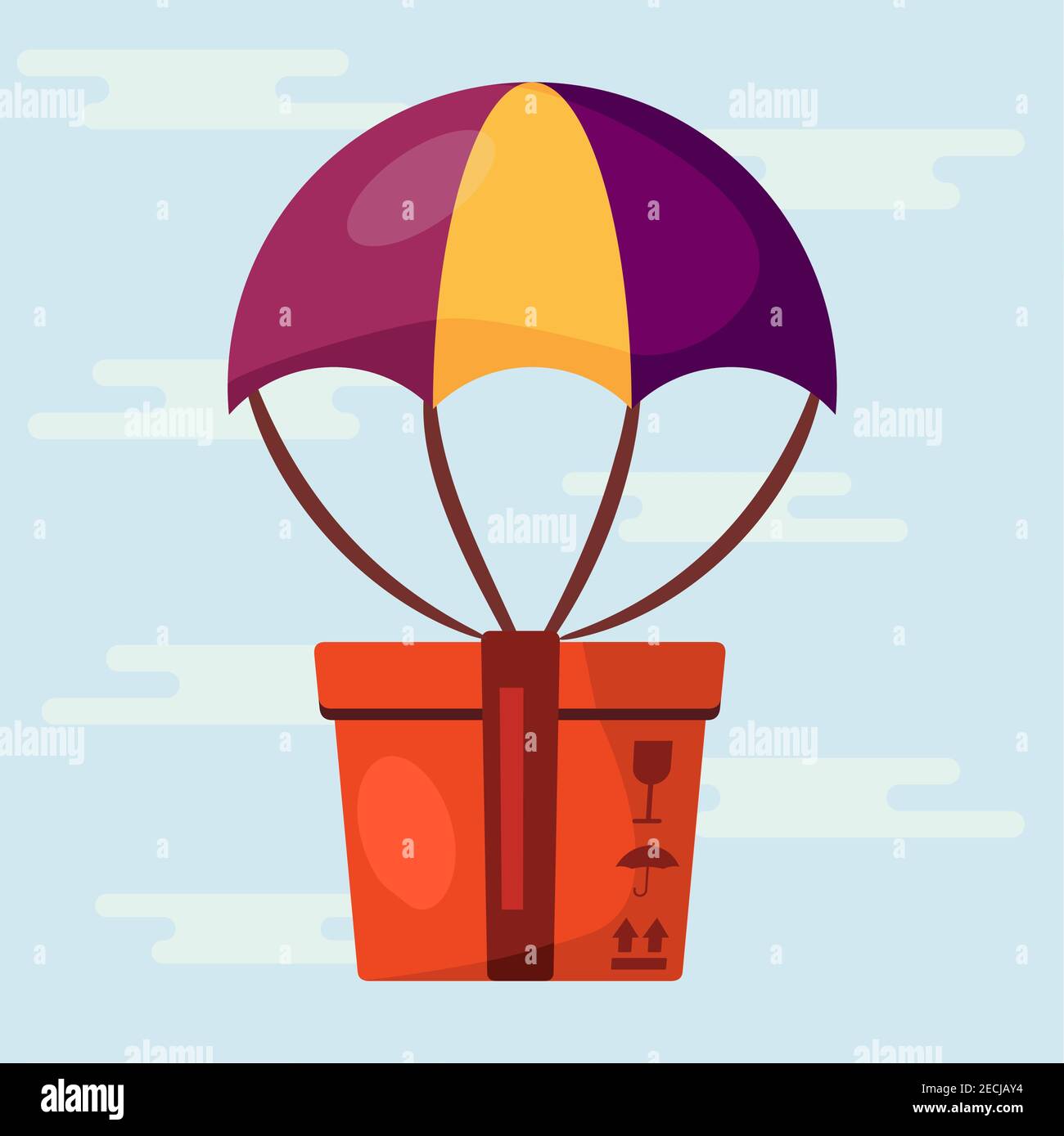 package delivery service concept symbol vector illustration Stock Vector