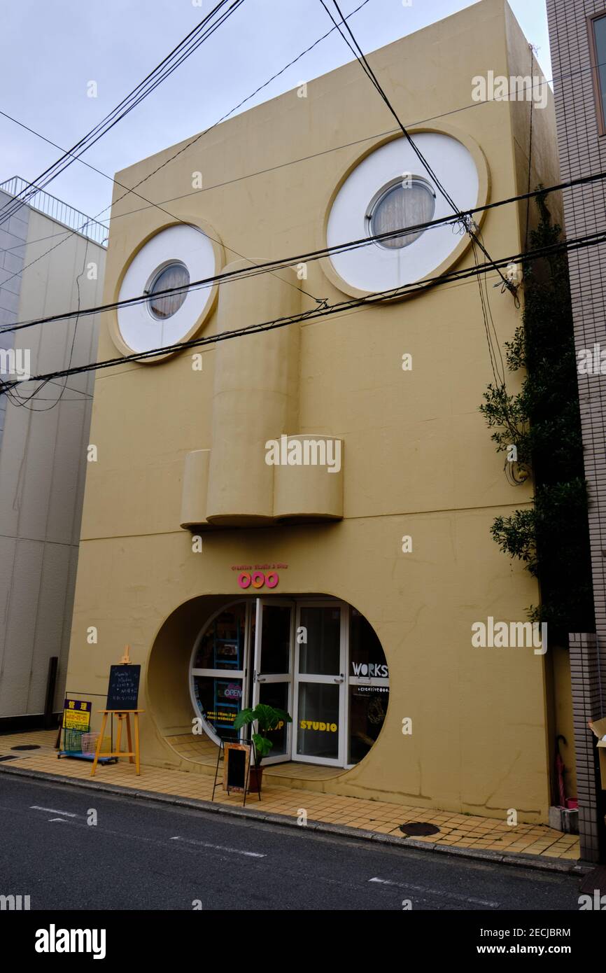 Face House in Kyoto, Japan by Kazumasa Yamashita Stock Photo Alamy