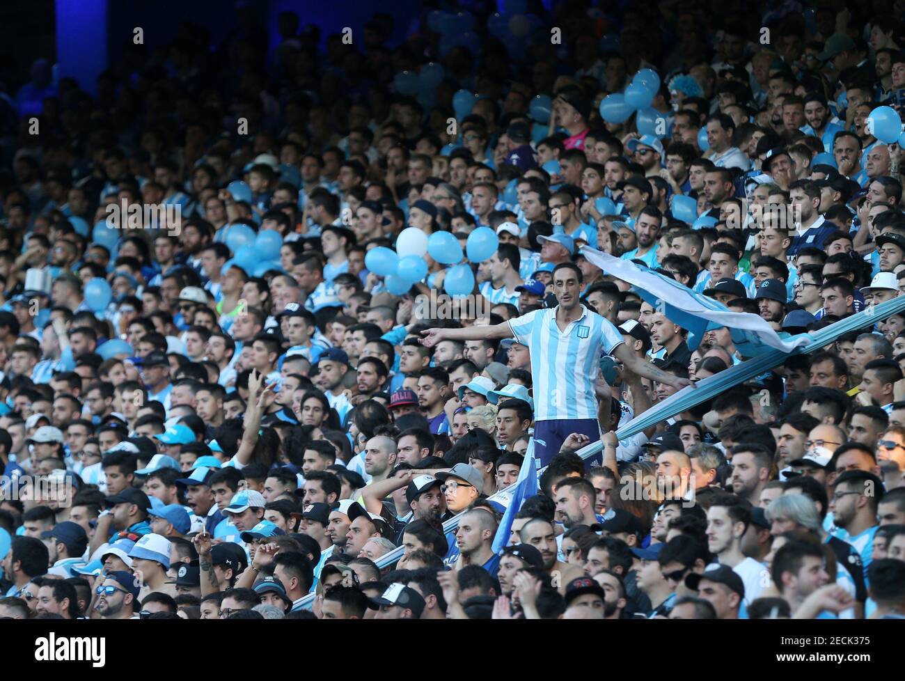 Soccer Argentina Championship Racing Club V Defensa Y Justicia Presidente Peron Stadium Buenos Aires Argentina April 7 19 Racing Club Fans Before The Match Reuters Agustin Marcarian Stock Photo Alamy