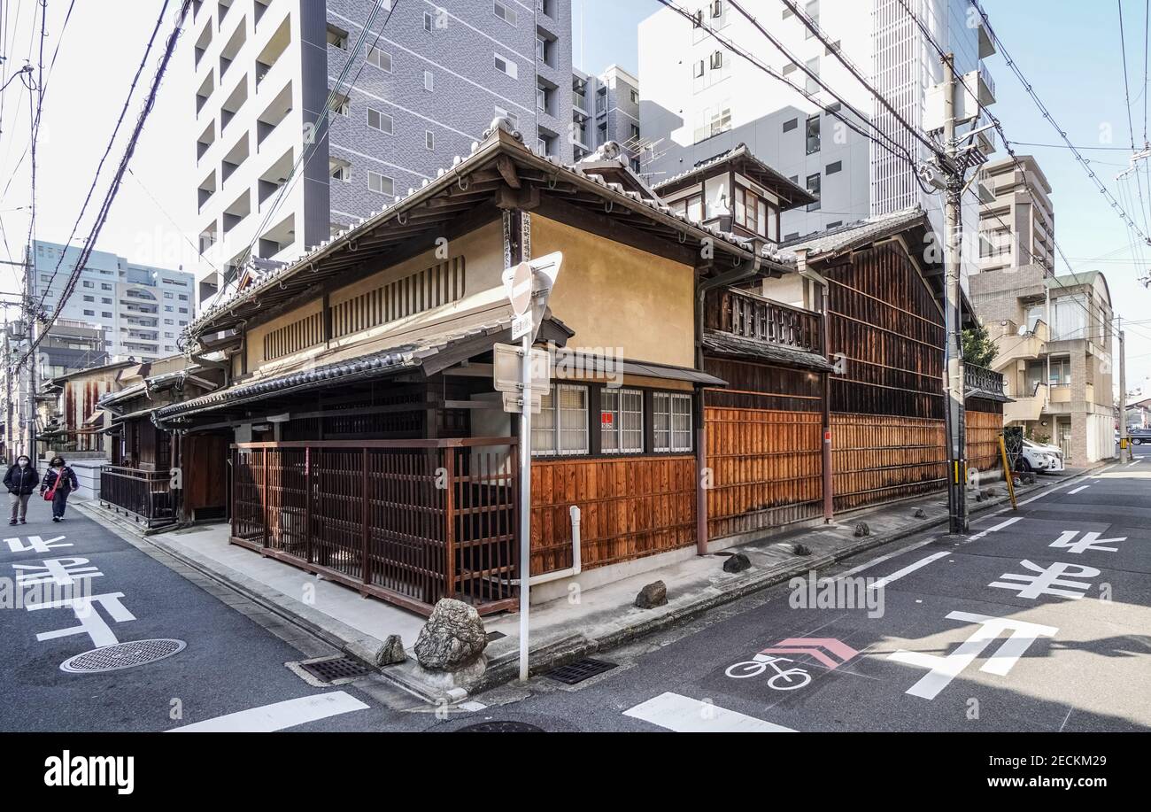 Kyo machiya, traditional townhouse in Kyoto, Japan Stock Photo Alamy
