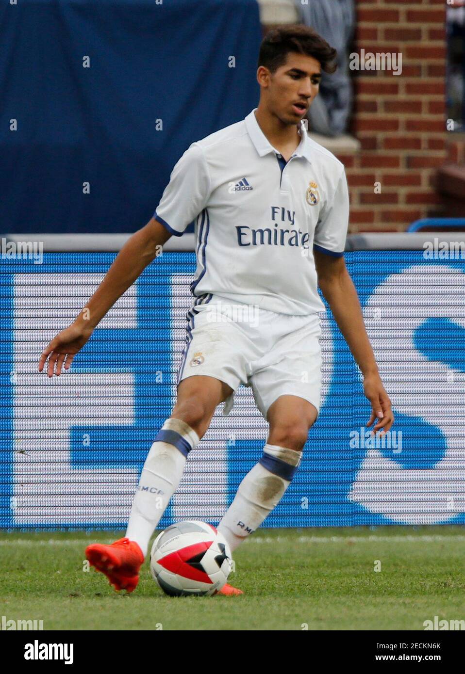 Football Soccer Real Madrid V Chelsea International Champions Cup Michigan Stadium Ann Arbor United States Of America 16 17 30 7 16 Real Madrid S Achraf Hakimi Action Images Via Reuters Rebecca Cook Stock Photo Alamy