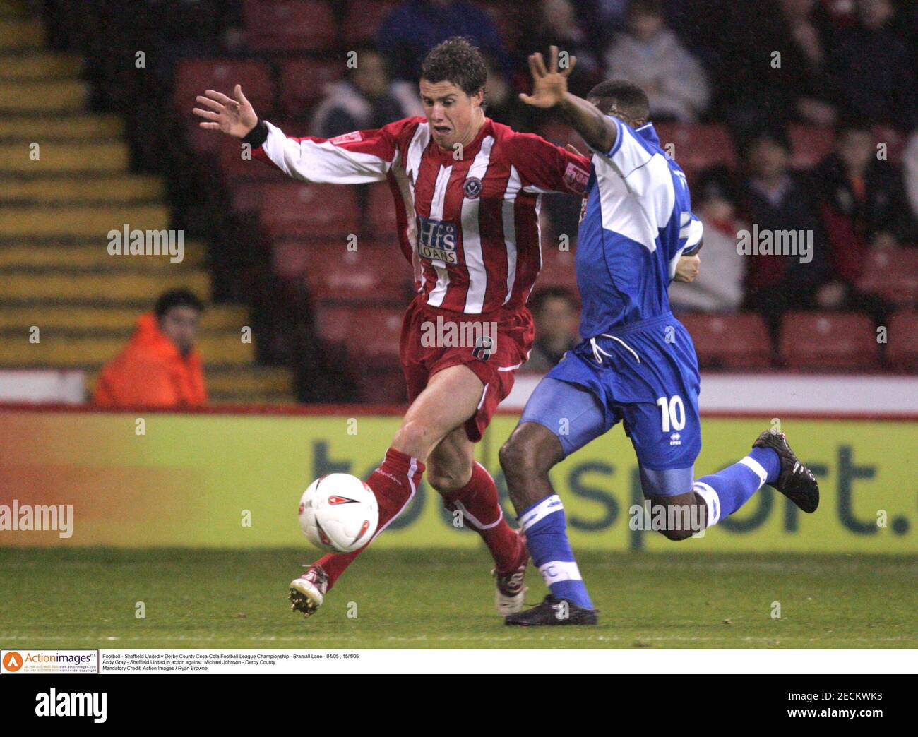 Football Sheffield United V Derby County Coca Cola Football League Championship Bramall Lane 04 05 15