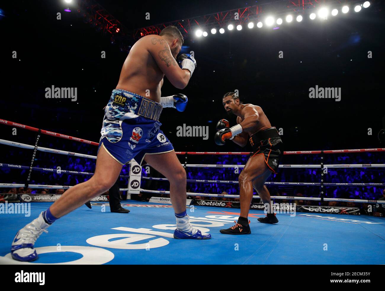 Britain Boxing - David Haye v Tony Bellew - O2 Arena, London - 4/3/17 David  Haye in action with Tony Bellew Action Images via Reuters / Andrew  Couldridge Livepic EDITORIAL USE ONLY Stock Photo - Alamy