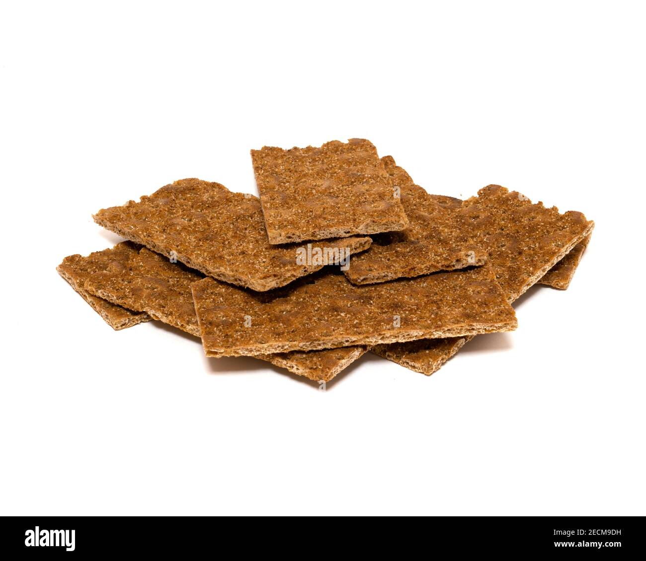 Healthy diet and minimum calories Buckwheat cereal crispbread isolated