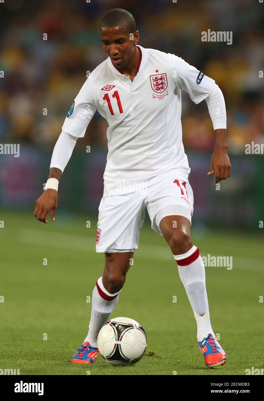 Football England V Ukraine Uefa Euro 2012 Group D Donbass Arena Donetsk Ukraine 19 6 12 Ashley Young England Mandatory Credit Action Images Carl Recine Stock Photo Alamy