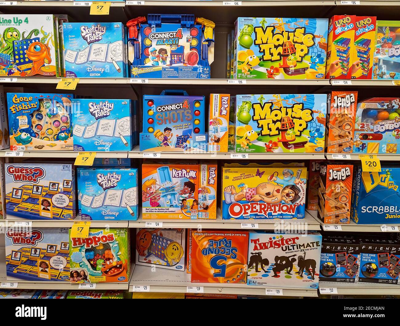 Mackay, Queensland, Australia February 2021 Assorted children games