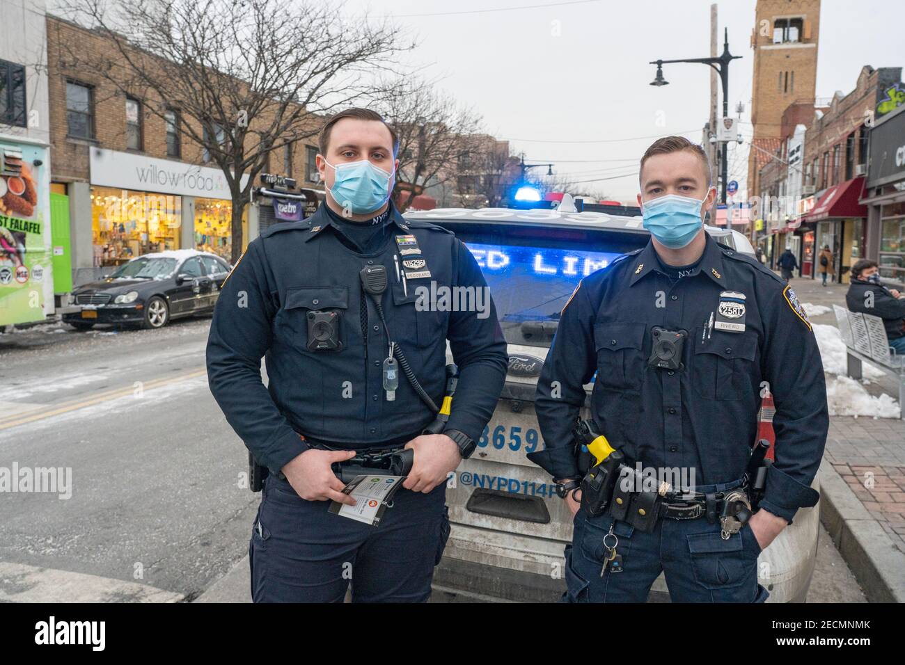 New York City Police Department (NYPD) officers Pecoraro and Riveiro