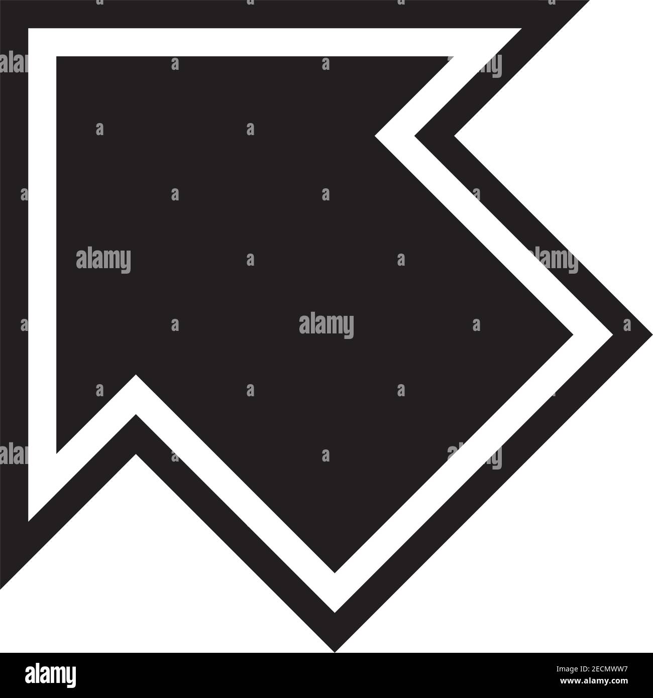 Arrow symbol icon vector for web and application in a black flat color ...