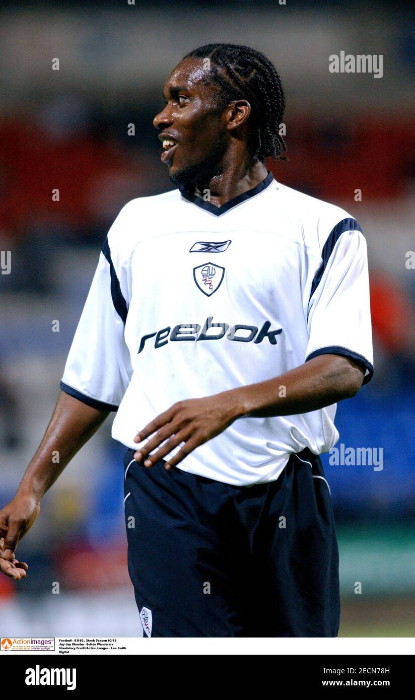 Football 8 8 02 Stock Season 02 03 Jay Jay Okocha Bolton Wanderers Mandatory Credit Action Images Lee Smith Digital Stock Photo Alamy