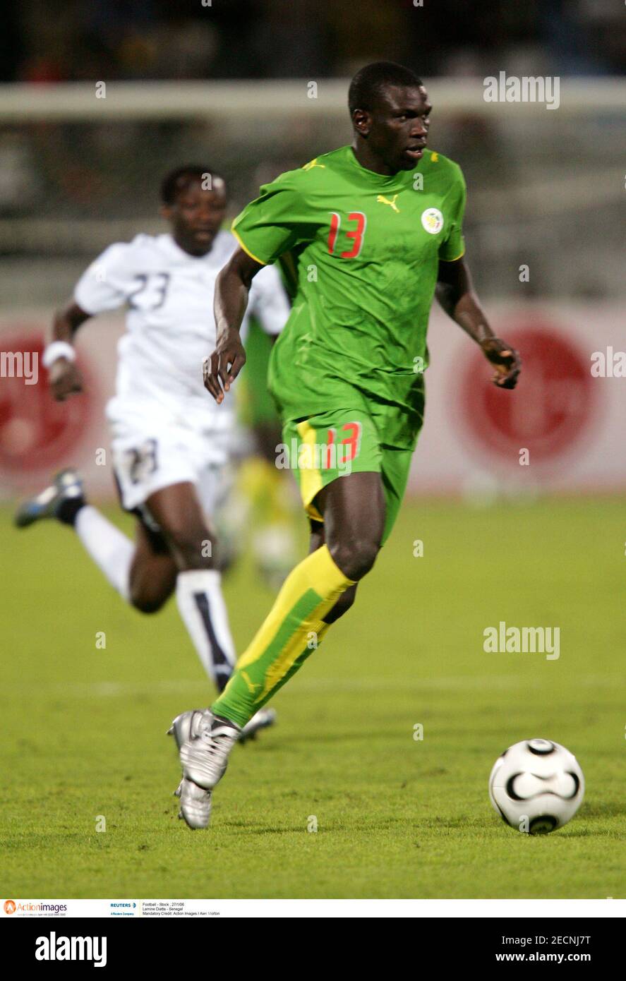 Football - Stock , 27/1/06 Lamine Diatta - Senegal Credit: Action Images / Alex Morton Stock Photo - Alamy