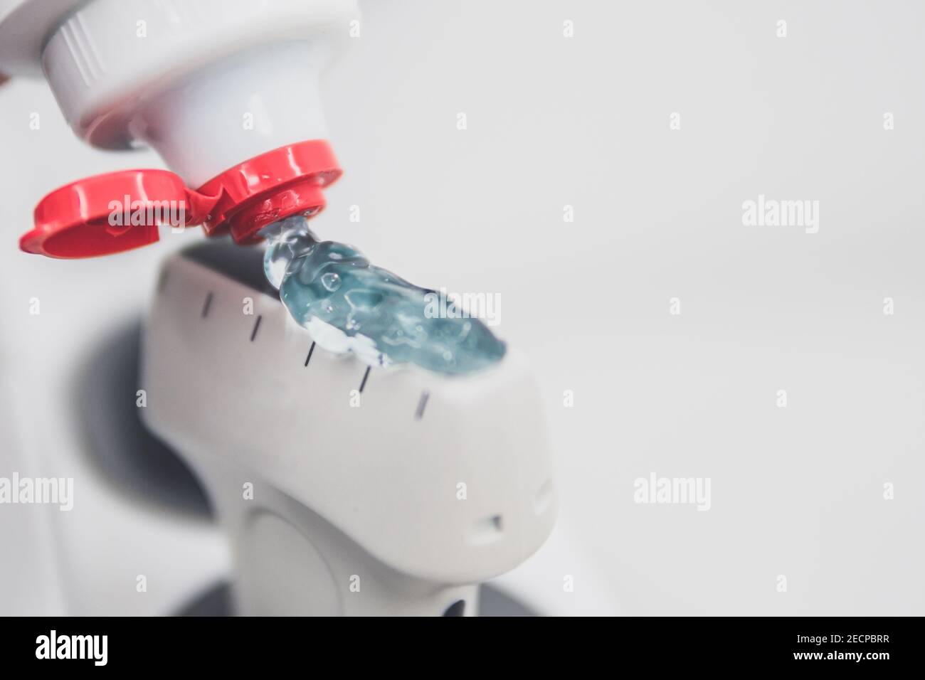 ultrasound probe closeup. ultrasound gel Stock Photo Alamy