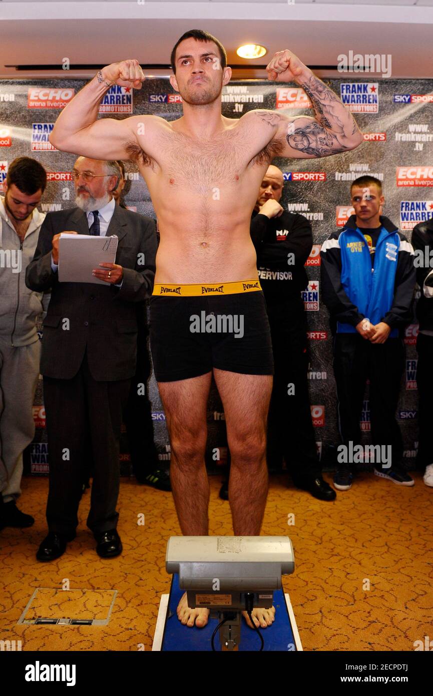 Boxing - Tony Quigley & Paul Smith Weigh-In - Jurys Inn Liverpool Hotel -  29/10/09 Paul Smith weighs in ahead of his super middleweight fight with  Tony Quigley Mandatory Credit: Action Images /