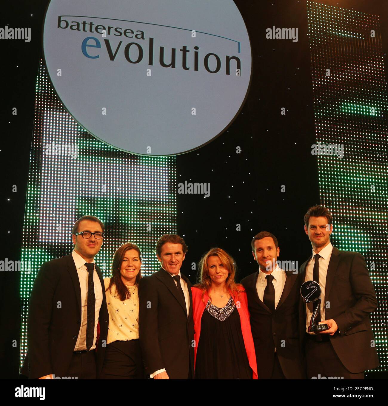 General Sport - The BT Sport Industry Awards - Battersea Evolution - 2/5/13  Donna Bellamy, Steve Marks, Sarah Gower, Joe Carby and Barry Moore recieve  the Best Integrated Sport Marketing Campaign Award