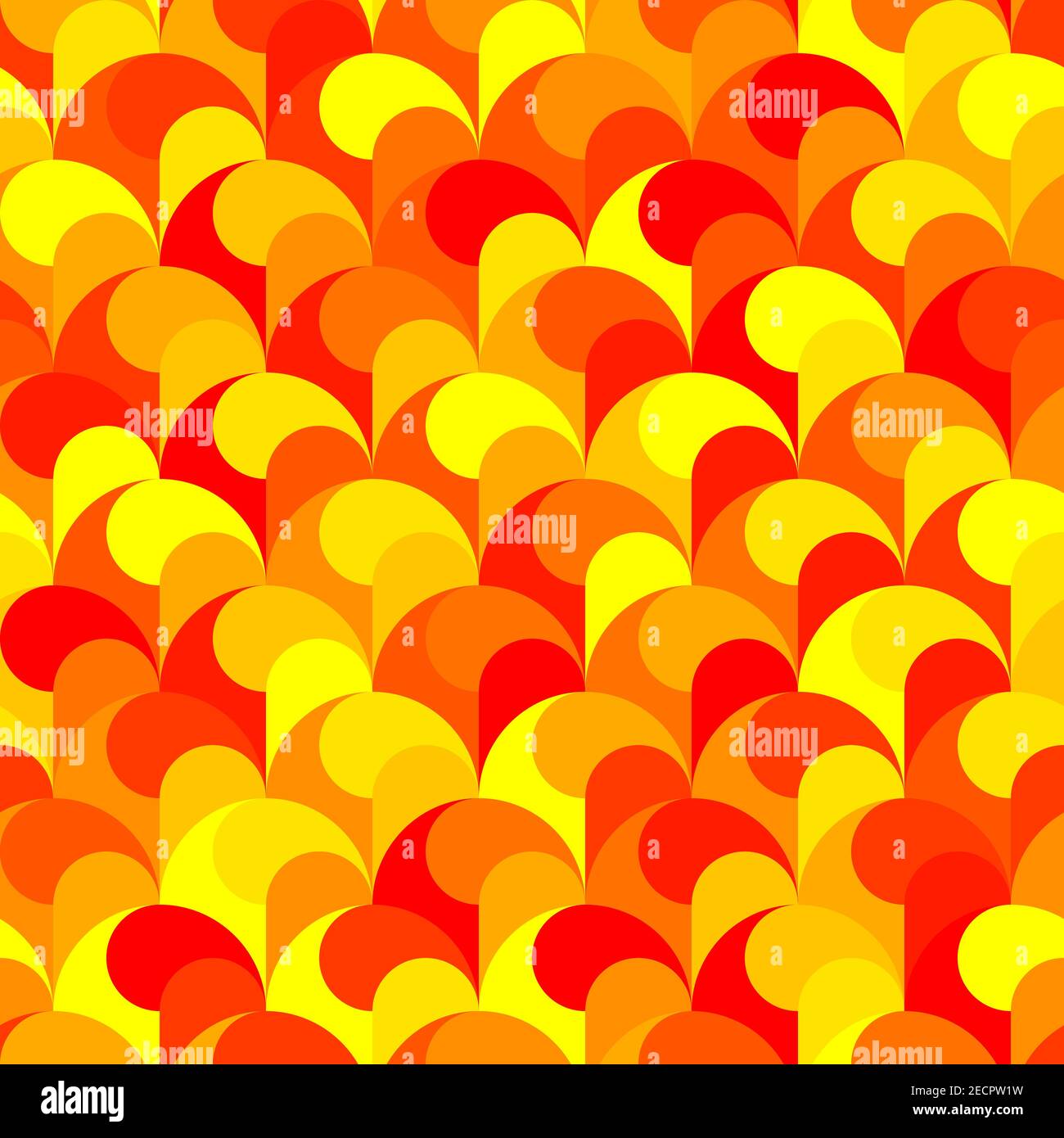 Abstract red lava seamless pattern color background vector illustration Stock Vector