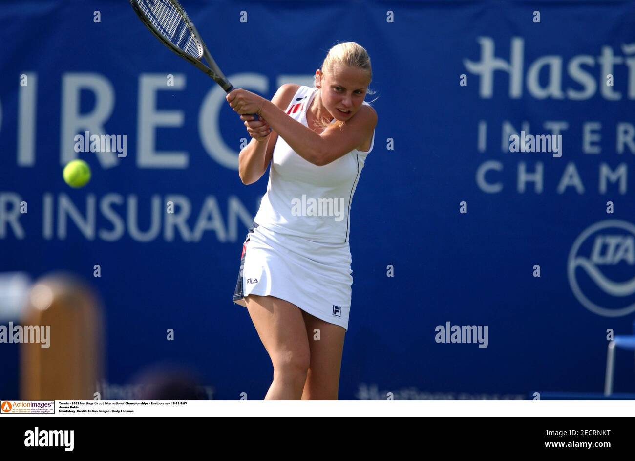 Tennis - 2003 Hastings Direct International Championships - Eastbourne -  16-21/6/03 Jelena Dokic Mandatory Credit: Action Images / Rudy Lhomme Stock  Photo - Alamy